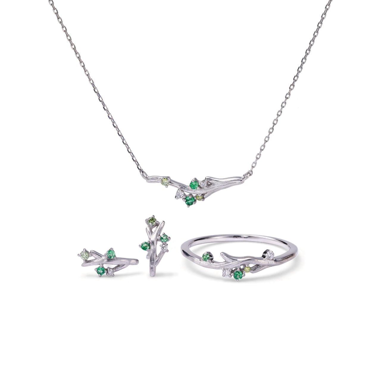 限定色「もみじ」ネックレス,リング,ピアス-1