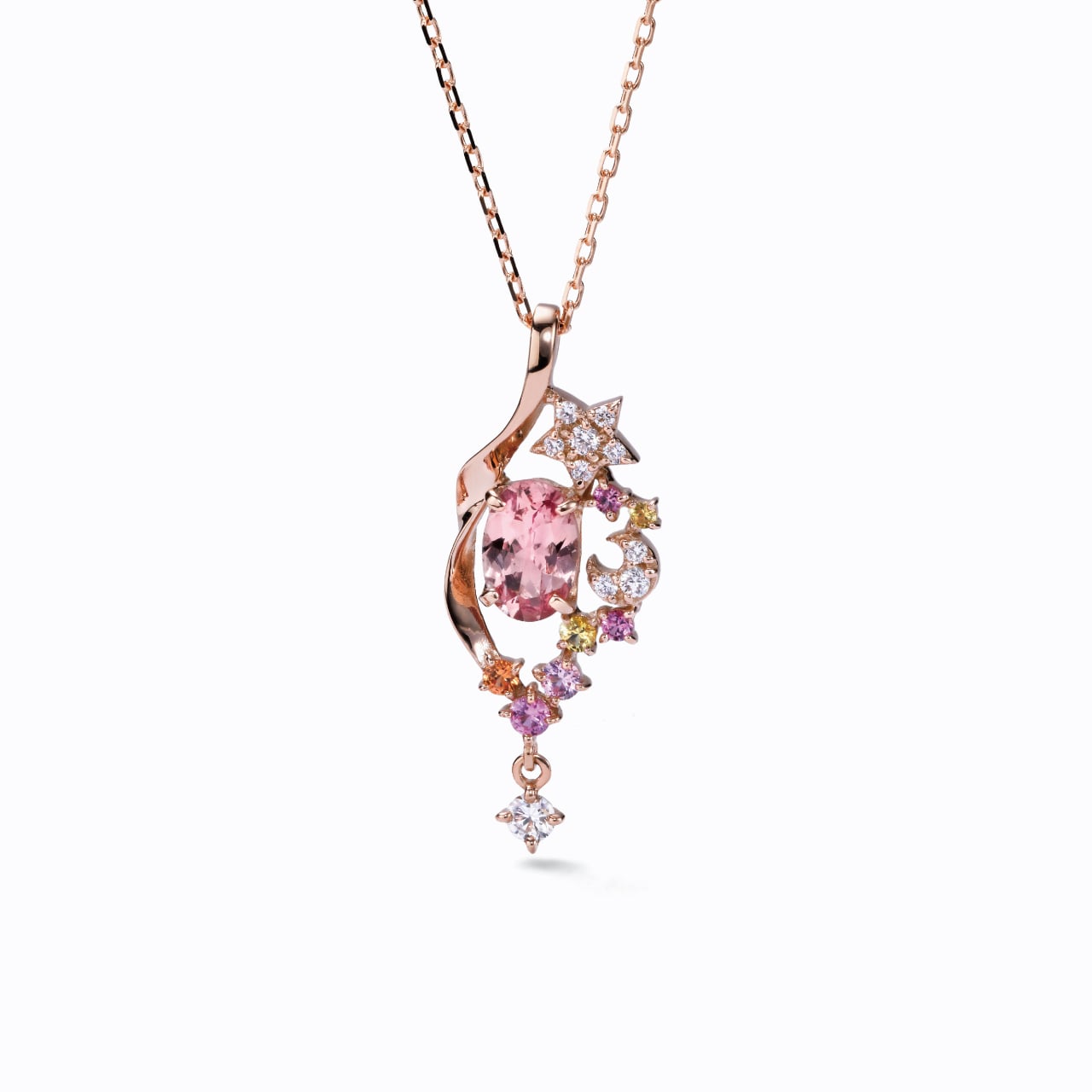 『ドーリミーフィーリング』マラヤガーネット<br>リング＆ネックレス-2