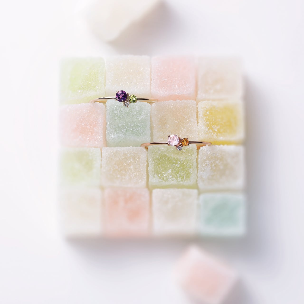 『ももとぶどう』ネックレス,ピアス-1