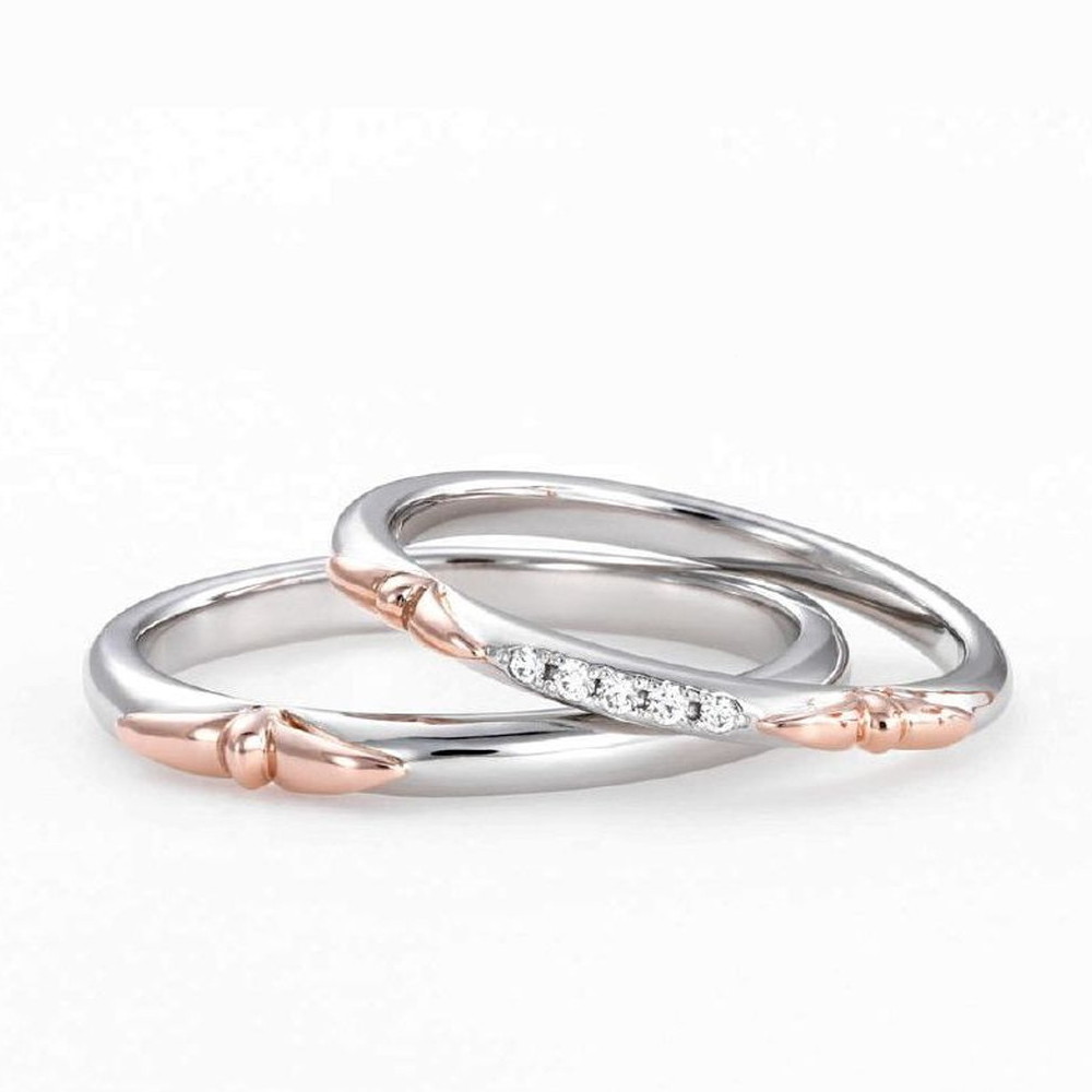 新芽のゆびわ 結婚指輪・マリッジリング｜ヤマジジュエリー