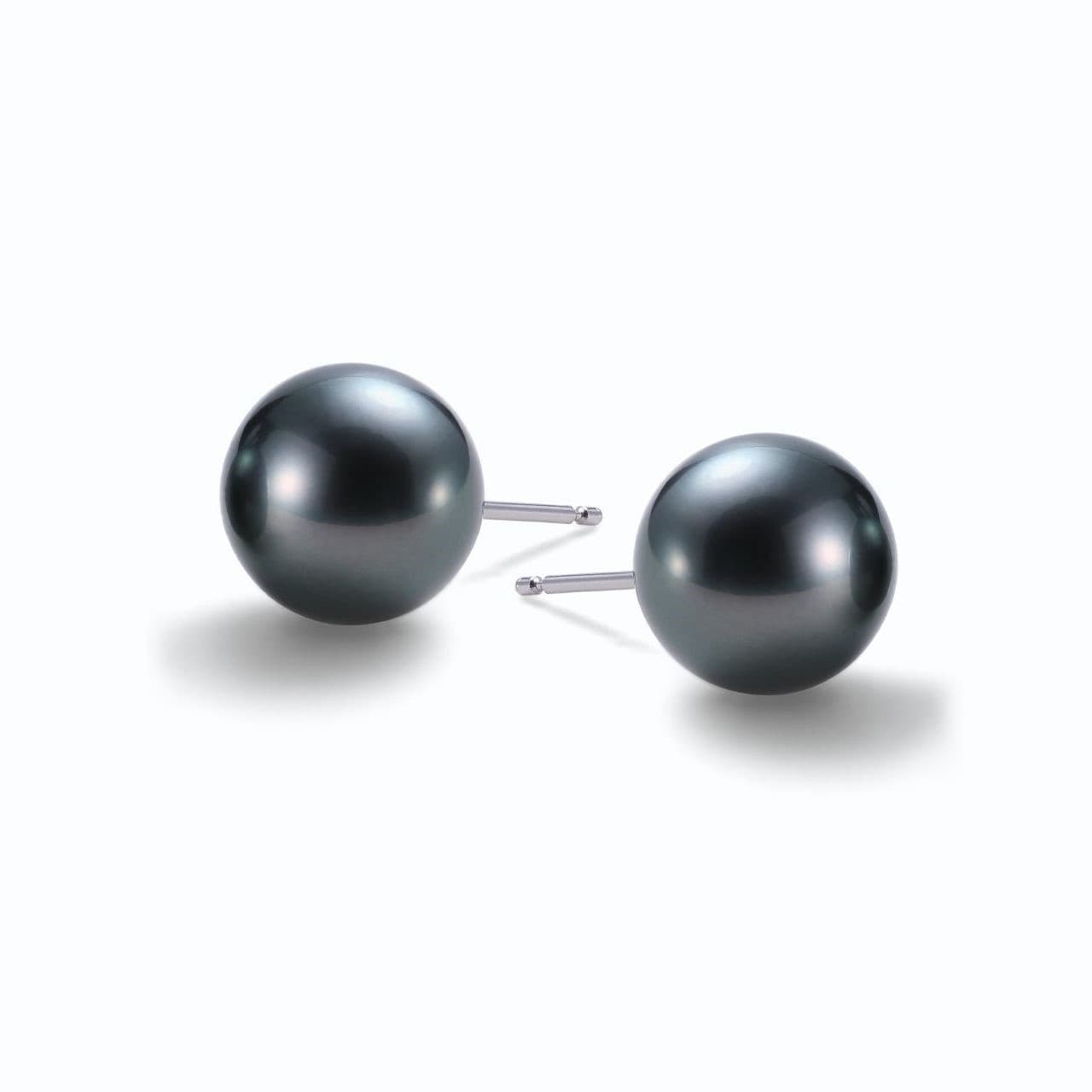 南洋黒真珠ピアス-3 南洋黒真珠ピアス-3