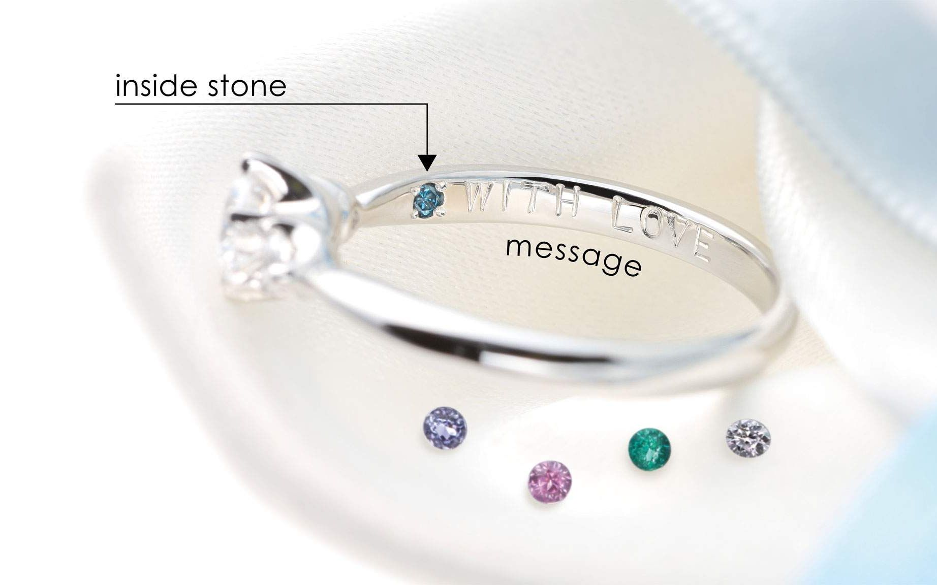 『指輪の内側に想いを刻む』 『指輪の内側に想いを刻む』