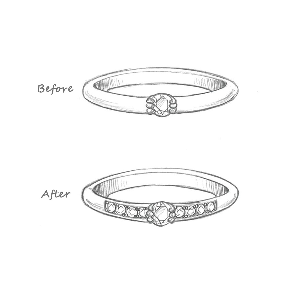 愛用しているリングをより華やかに-After-2 愛用しているリングをより華やかに-After-2