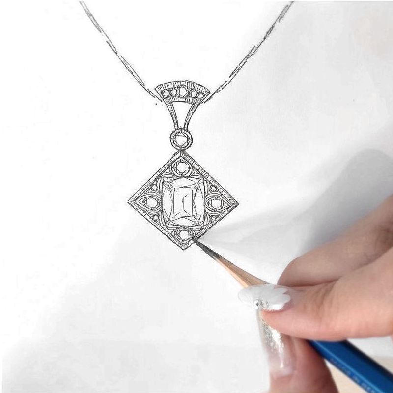 使わなくなった指輪をペンダントトップへ-After-3 使わなくなった指輪をペンダントトップへ-After-3