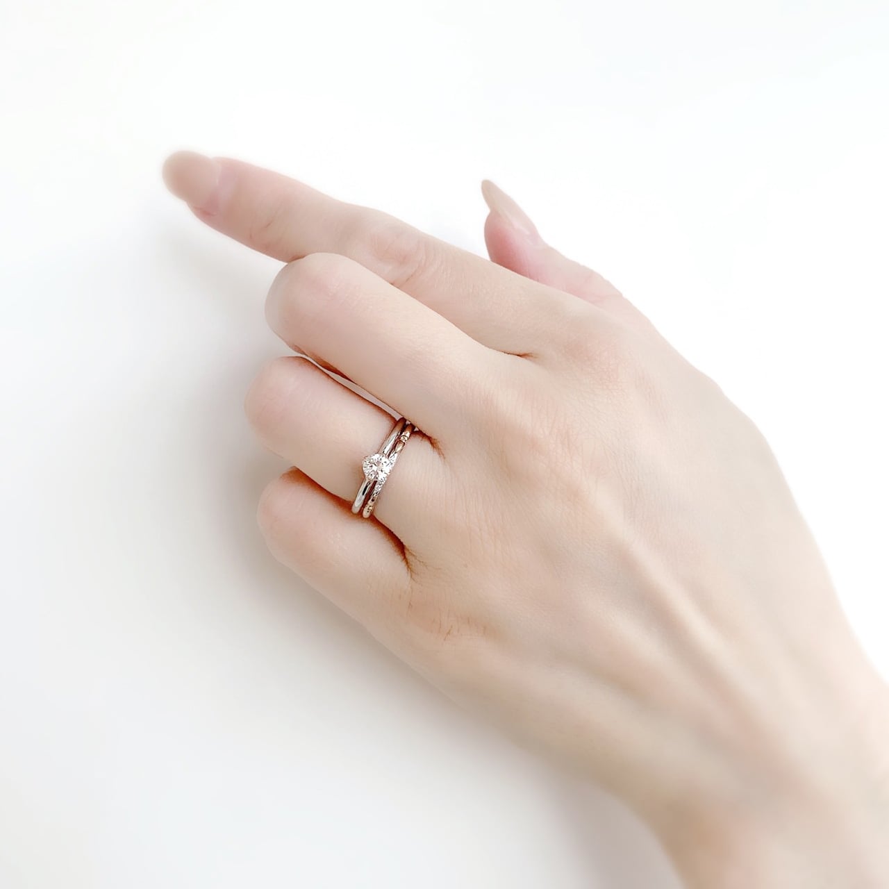 『新芽のゆびわ』セットリング-4